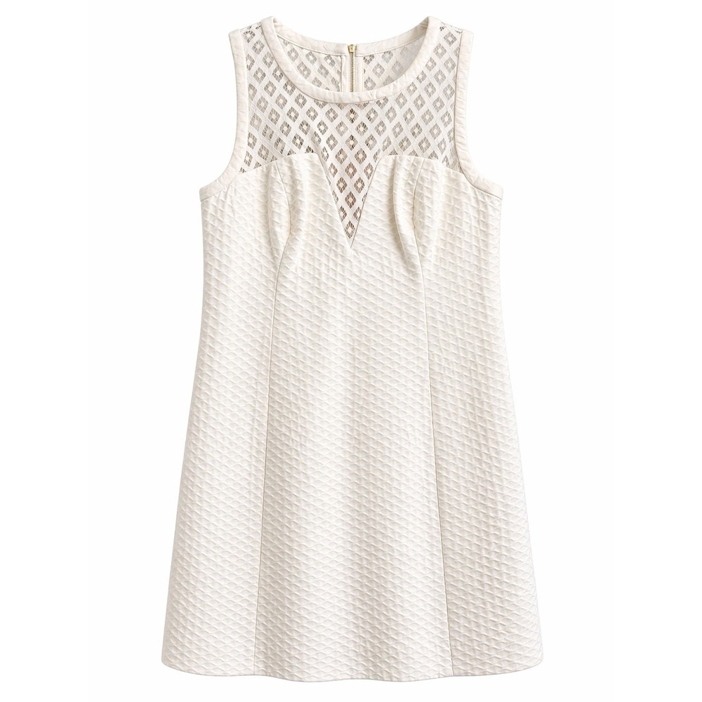 Lilly Pulitzer Vandalia Shift Dress 6 NWT Resort White Lace MSRP $198